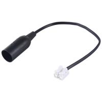 E14 lamp socket Basishouder met elektrische draadkabel kabel lengte: 28cm (zwart)