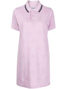 CHOCOOLATE robe-polo à logo en jacquard - Violet