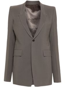 Rick Owens Extreme single-breasted blazer - Gris