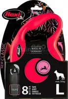 Flexi Rollijn Hondenriem Classic Rood L 8m