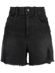 JNBY short en jean à effet usé - Noir