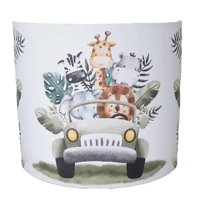 Designed4Kids wandlamp jeep safari