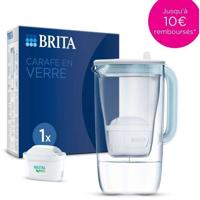 Brita karaffilter in blauw glas omvatte 1 Maxtra Pro All-1 cartridge