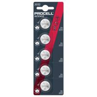 PROCELL Knoopcel CR2032 3 V 5 stuk(s) Lithium Procell Intense