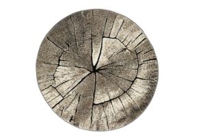 Boomstam Design Vloerkleed - Ibiza 605-95 Earth - Beige-Grijs-Ø 160 cm