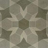 Gecoate tegel Mosaic 3D naturel bruin 60x60x3 cm - Gardenlux