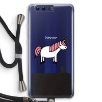 Eenhoorn: Honor 9 Transparant Hoesje met koord