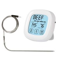 2 stks huishoudelijke digitale vlees koken touchscreen oven timer Grill thermometer