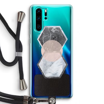 Creatieve toets: Huawei P30 Pro Transparant Hoesje met koord