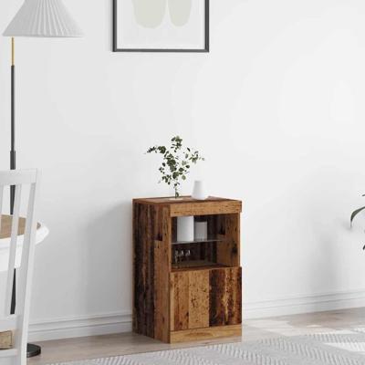 Dressoir Oud hout 41 x 37 x 67 cm Bewerkt hout