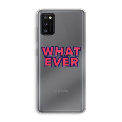 Whatever: Samsung Galaxy A41 Transparant Hoesje