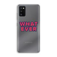 Whatever: Samsung Galaxy A41 Transparant Hoesje