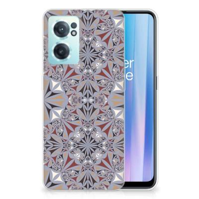 OnePlus Nord CE 2 5G | TPU | Siliconen hoesje | Flower Tiles