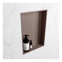 Wandnis Solid Surface Easy | In- en opbouw | 30x45x8 cm | 1 vak | Smoke Wandnis Solid Surface Easy | In- en opbouw | 30x45x8 cm | 1 vak | Smoke
