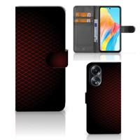OPPO A58 4G | Telefoon Hoesje | Geruit Rood