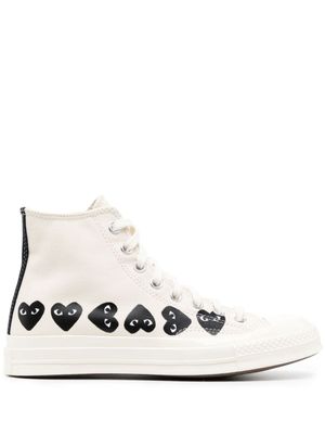 Comme Des Garçons Play x Converse baskets montantes Chuck 70 - Tons neutres