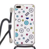 8-bit N°9: iPhone 7 PLUS Transparant Hoesje met koord
