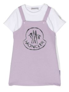 Moncler Enfant lot t-shirt-barboteuse en coton - Violet