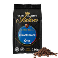 Gran Maestro Italiano Decaffeinato - Koffiebonen 250 GR