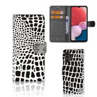 Samsung Galaxy A13 (4G) | Telefoonhoesje | Met pasjeshouder | Slangenprint Samsung Galaxy A13 (4G) | Telefoonhoesje | Met pasjeshouder | Slangenprint