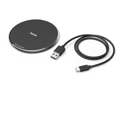 Hama Draadloze oplader QI-FC10, 10W Oplader Zwart