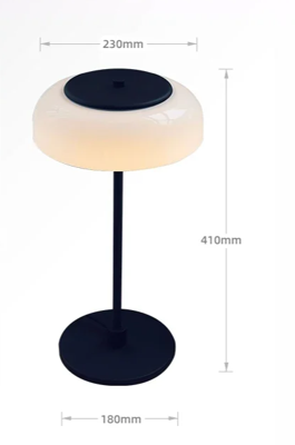Aurélo - Designer Tafellamp van Glas met LED in Postmoderne Stijl