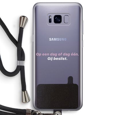 gij beslist: Samsung Galaxy S8 Plus Transparant Hoesje met koord