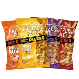 Pretzel Pete - Proefpakket Pretzel Pieces - 4x 160g
