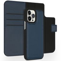 Accezz Premium Leather 2 in 1 Wallet Book Case voor Apple iPhone 13 Pro Max Telefoonhoesje Blauw - thumbnail