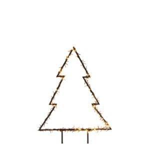 Enzo Metalen boom zwart 175 LED lampjes 75cm hoog 5510310