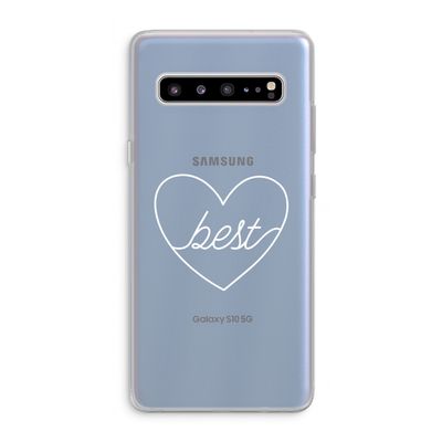Best heart pastel: Samsung Galaxy S10 5G Transparant Hoesje