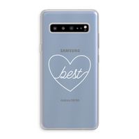 Best heart pastel: Samsung Galaxy S10 5G Transparant Hoesje
