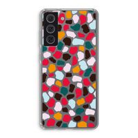 Colored Giraffe: Samsung Galaxy S21 FE Transparant Hoesje