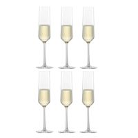 Zwiesel Glas Champagneglazen Pure - 215 ml - 6 stuks - thumbnail