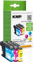 KMP Inktcartridge vervangt Brother LC-225XLC, LC-225XLM, LC-225XLY Compatibel Combipack Cyaan, Magenta, Geel B63V 1530,4050