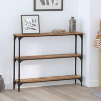 Wandtafel met plank Oud hout 100 x 22.5 x 75 cm Bewerkt hout