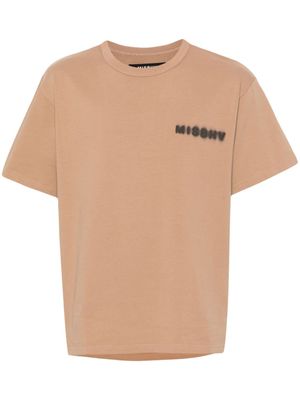 MISBHV t-shirt en coton à logo imprimé - Marron