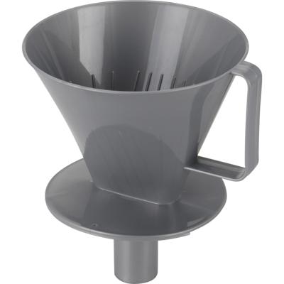 Excellent Houseware Koffie filter - maat 4 - grijs - kunststof - koffiefilterhouder - voor onderweg
