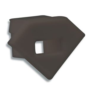Eindkap E42 kabelinvoer zwart voor LED profiel PO23