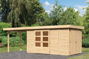 Woodfeeling | Tuinhuis Retola 5 met Overkapping 2,8 en Opslagruimte