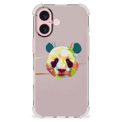 iPhone 16 Stevig | Bumper Hoesje | Panda Color iPhone 16 Stevig | Bumper Hoesje | Panda Color
