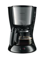 Philips Home Daily Collection HD7462/20 Koffiezetapparaat Zwart, Metaal Capaciteit koppen: 15 Glazen kan