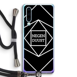 Negenduust geometrisch: Huawei P30 Transparant Hoesje met koord