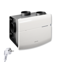 Orcon MVS-15 Woonhuisventilator - Hoge capaciteit: 510 m³/h - Met Vochtsensor & Bediening - Randaarde Stekker