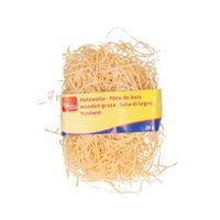 Naturel kleur houtwol 20 gram vulmateriaal/vulling