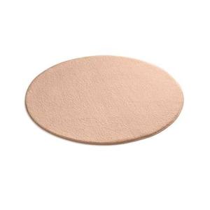 Tapeso Zacht rond vloerkleed Loft - beige - wasbaar 30°C - 120 cm rond