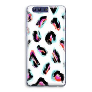 Cheetah color: Honor 9 Transparant Hoesje