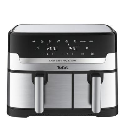 Tefal EY905D Easy Fry & Grill Dual Airfryer Grijs