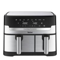 Tefal EY905D Easy Fry & Grill Dual Airfryer Grijs Tefal EY905D Easy Fry & Grill Dual Airfryer Grijs