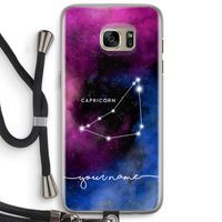 Sterrenbeeld - Donker: Samsung Galaxy S7 Edge Transparant Hoesje met koord Sterrenbeeld - Donker: Samsung Galaxy S7 Edge Transparant Hoesje met koord